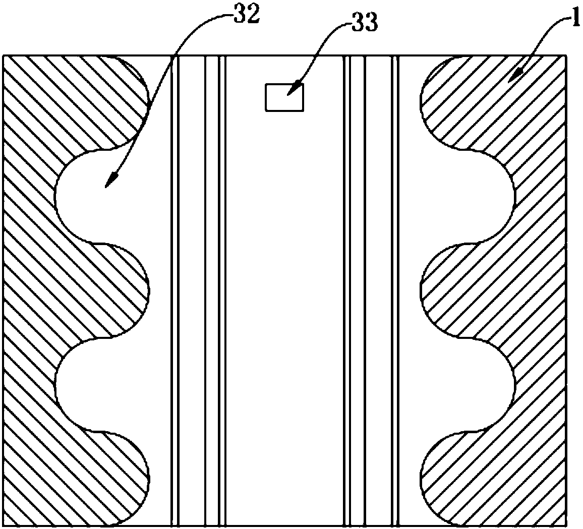 Connecting structure for motor output shaft and rotary shaft