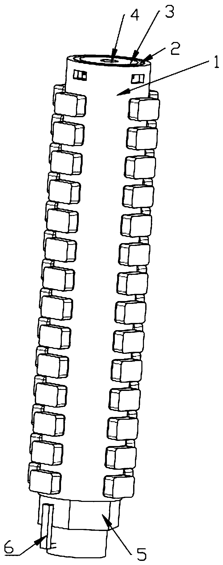 Typesetting device used in graphic design process