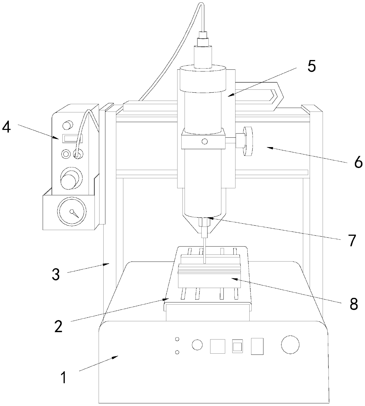 Tin device for processing printed circuit boards