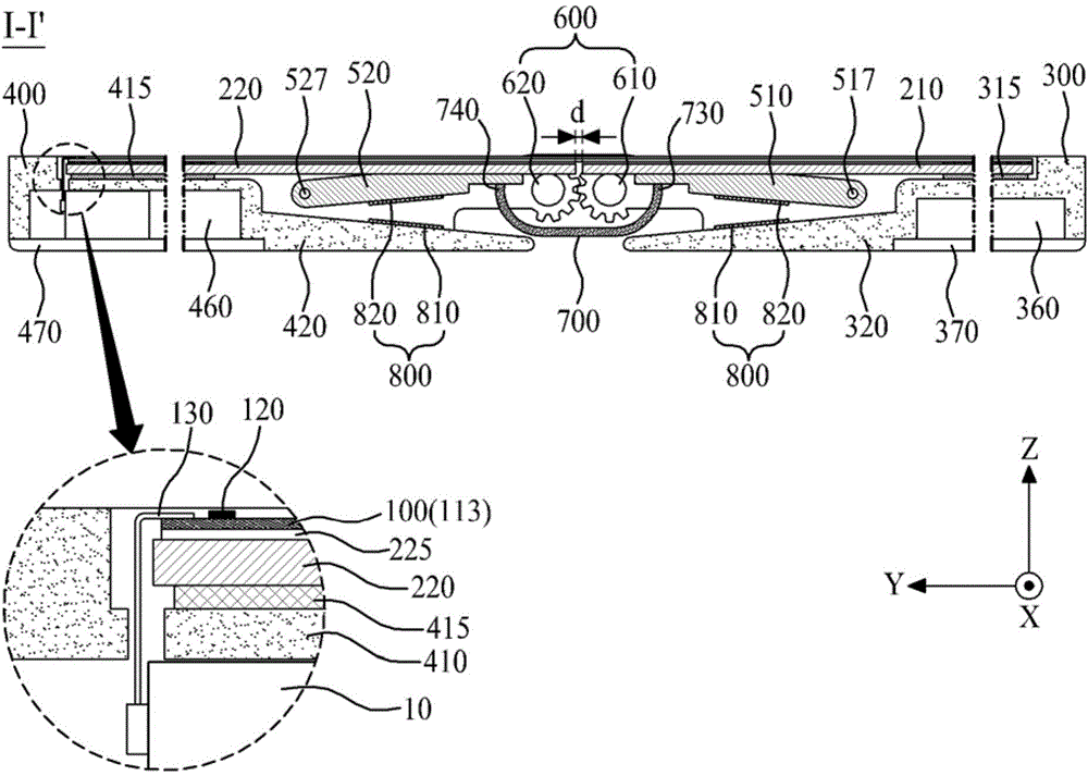 Foldable display apparatus