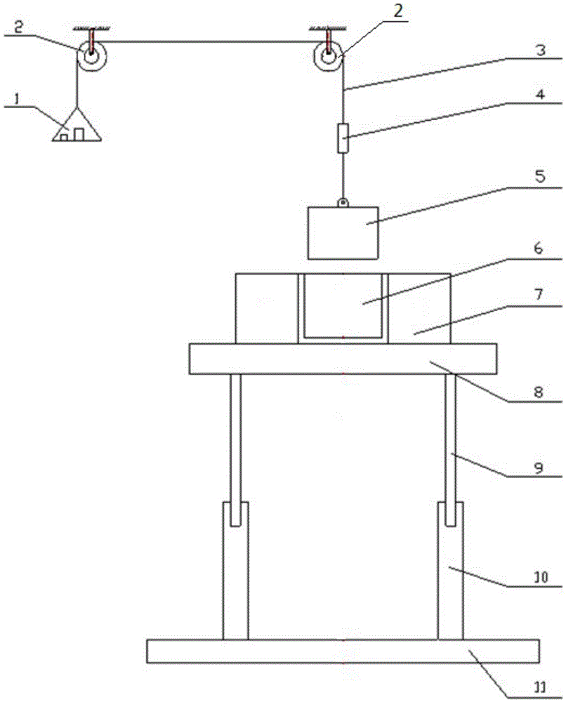 A double-tension-source type yield stress measuring system for a magnetorheological fluid