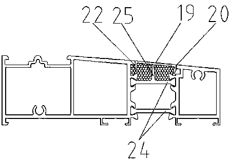 Barrier-free combined door system with pushing-pulling type outward-opening screen door