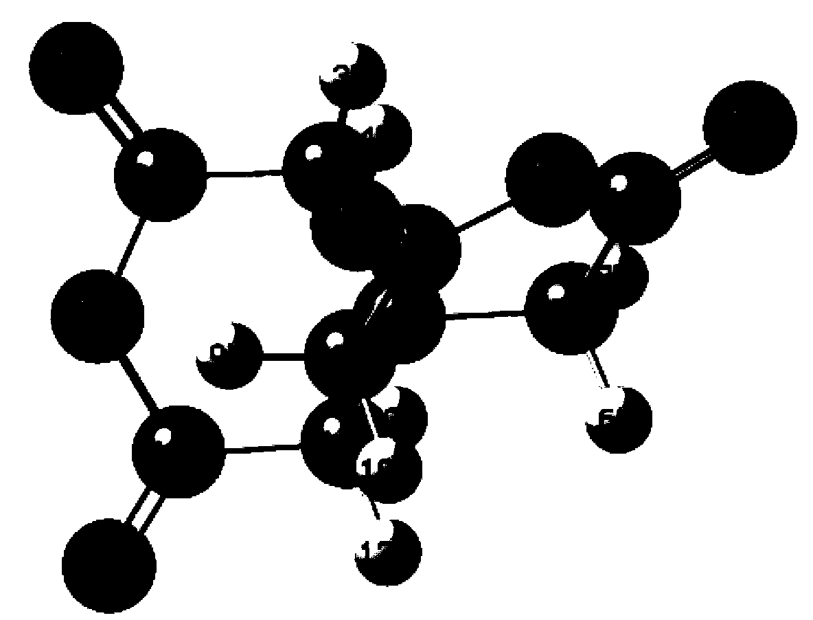 Synthesis method of spiro-compound 2,4,8,10-tetracarbonyl-3,9-dioxaspiro[5,5]undecane