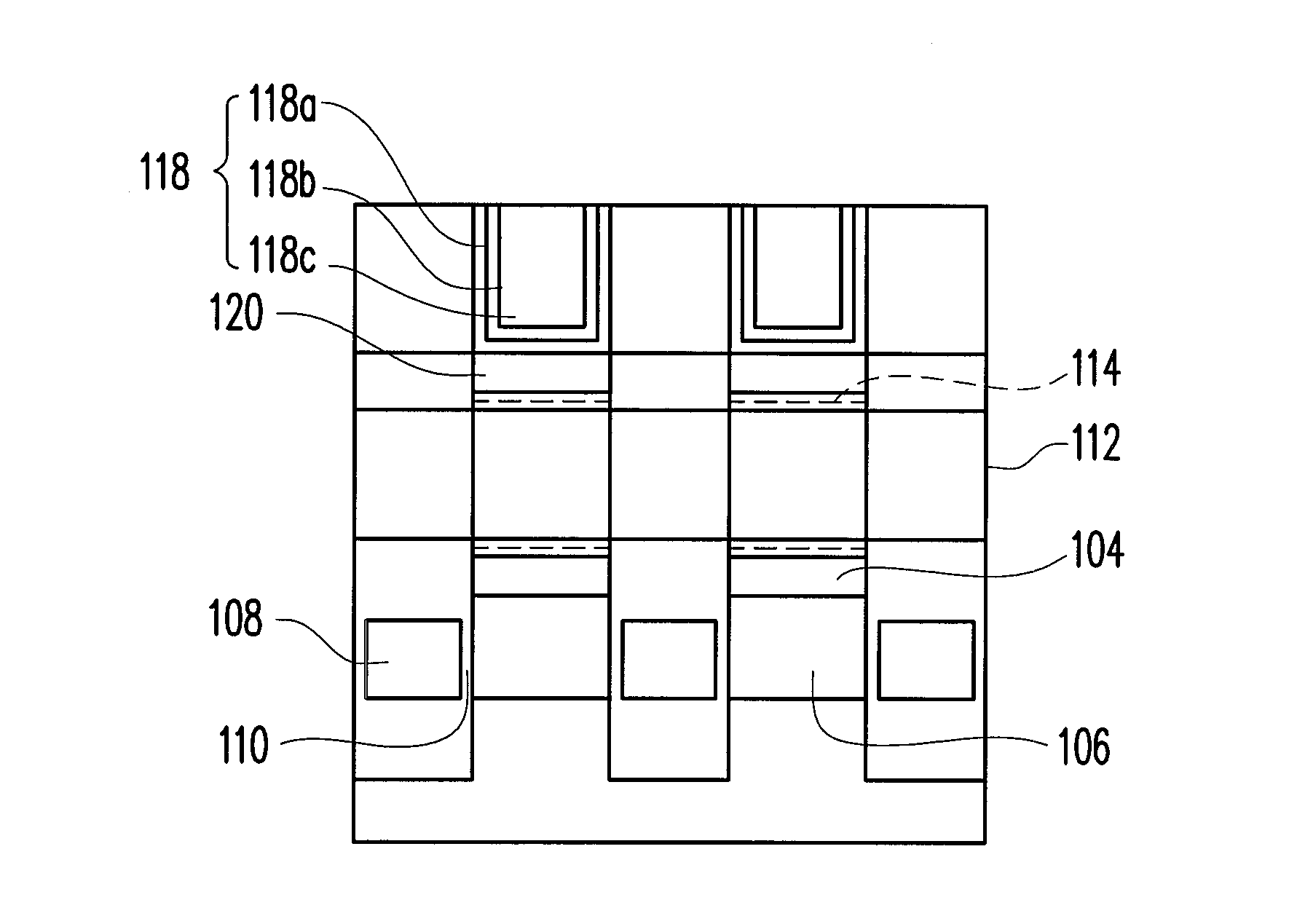 Dynamic random access memory cell and array having vertical channel transistor