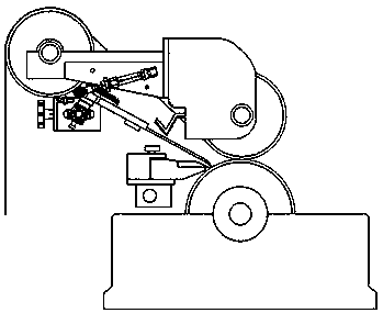 Automatic cleaning device for ink scraping blade of gravure printing machine and cleaning method thereof