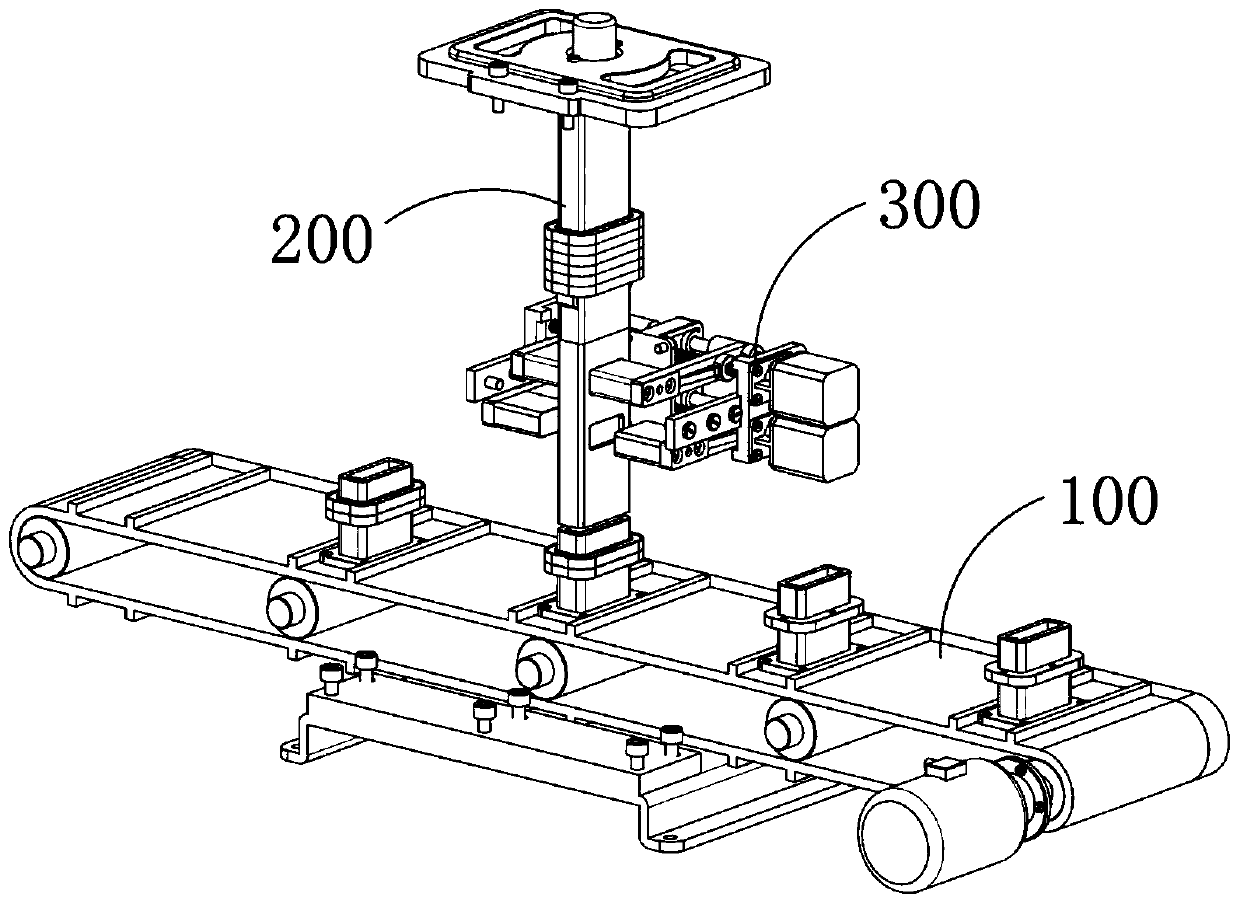 Process for assembling sealing gasket by adopting layer-by-layer falling mode