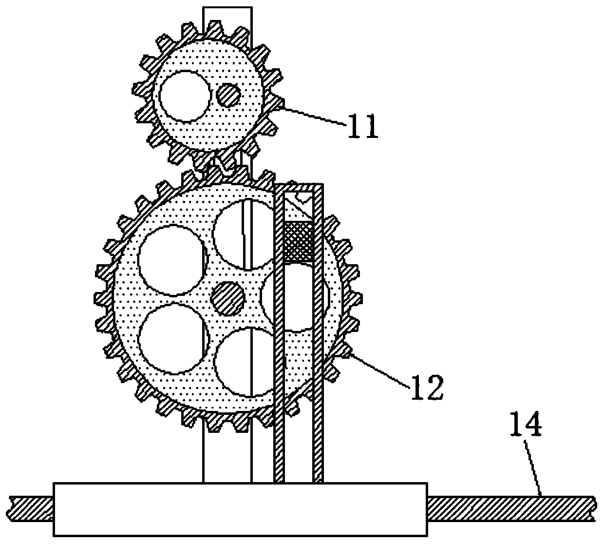 Spinning winding device capable of achieving quantitative winding and uniform winding based on reciprocating motion