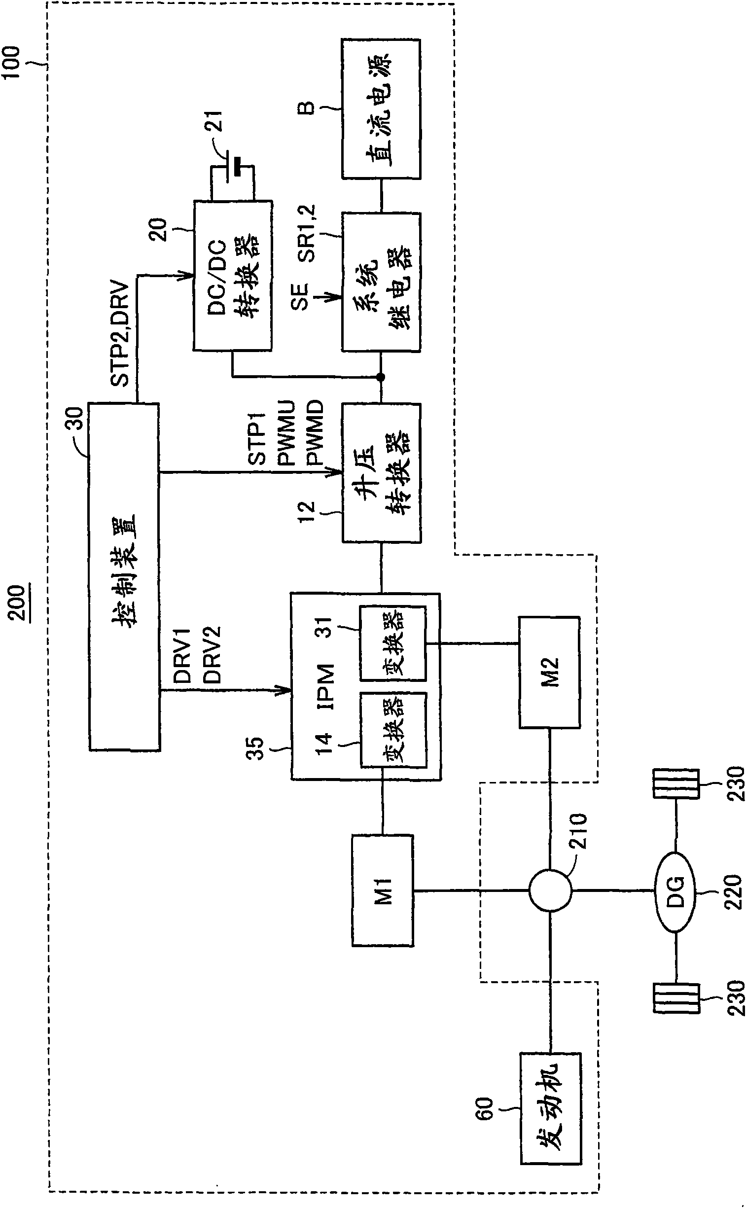 Rotating machine drive control device and vehicle