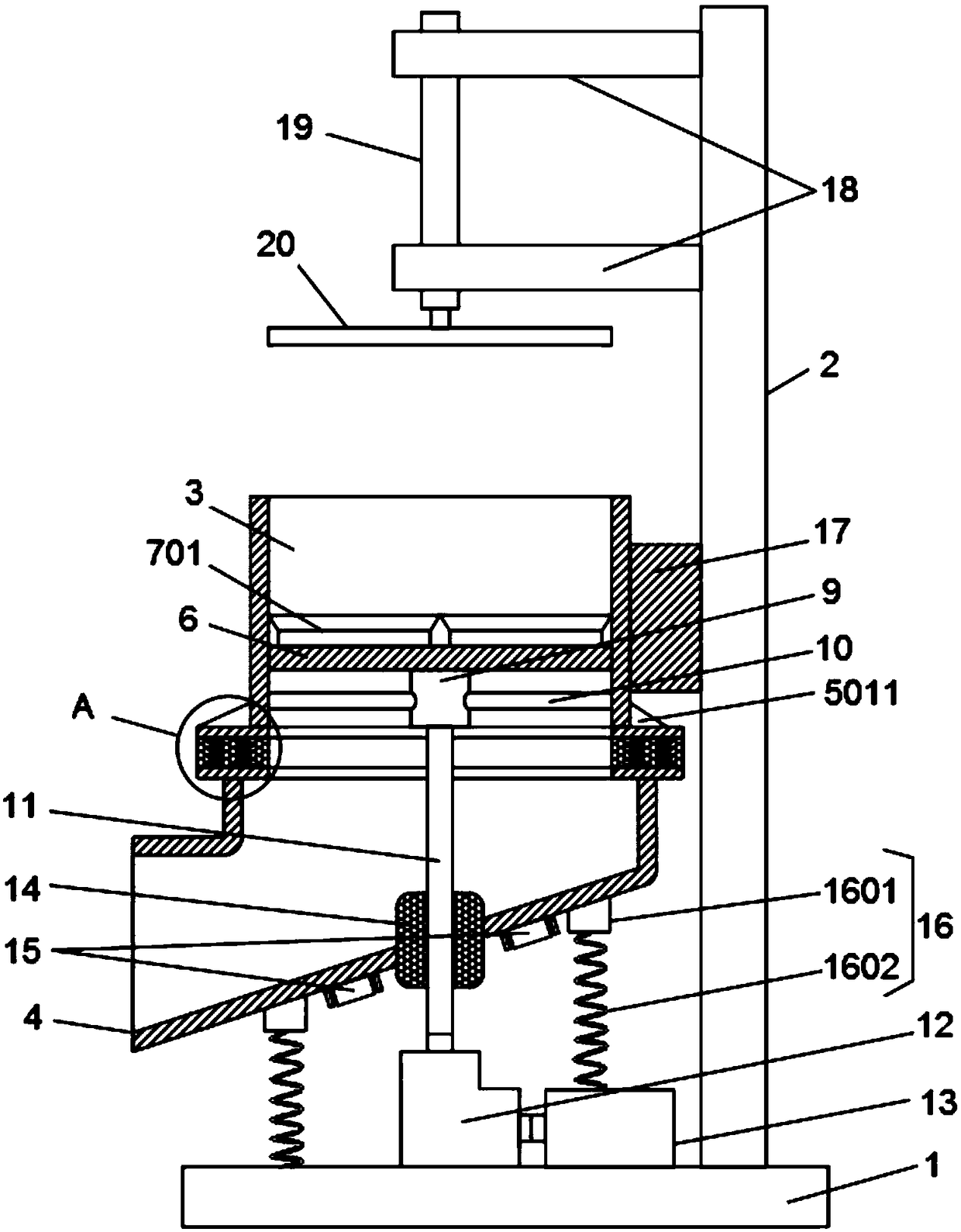 Straw breaking device