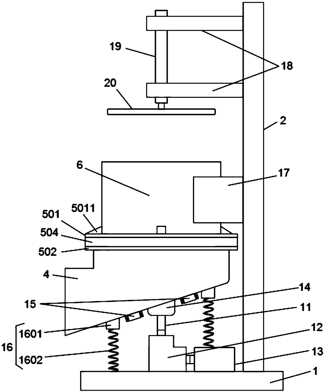 Straw breaking device