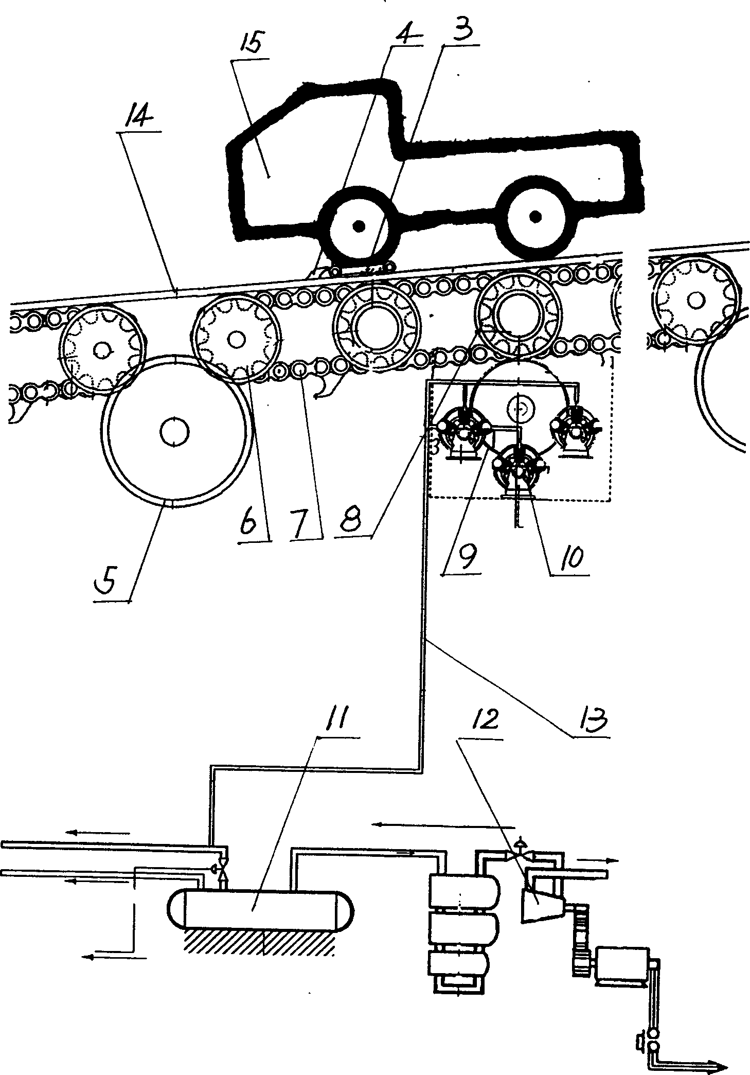 Apparatus utilizing gravitational potential energy of vehicle running on ramp to generate electricity