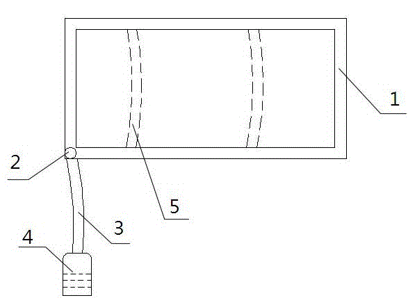 Operating sheet capable of collecting liquid