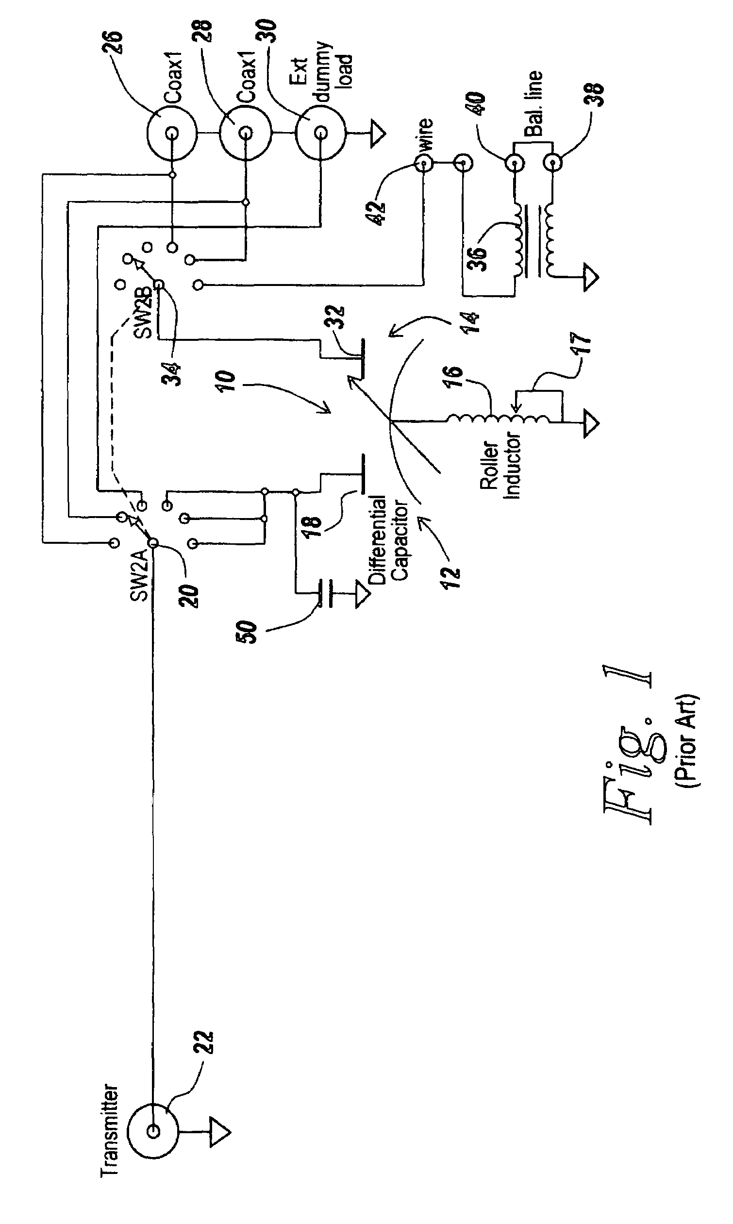 Bandwidth high-power T network tuner