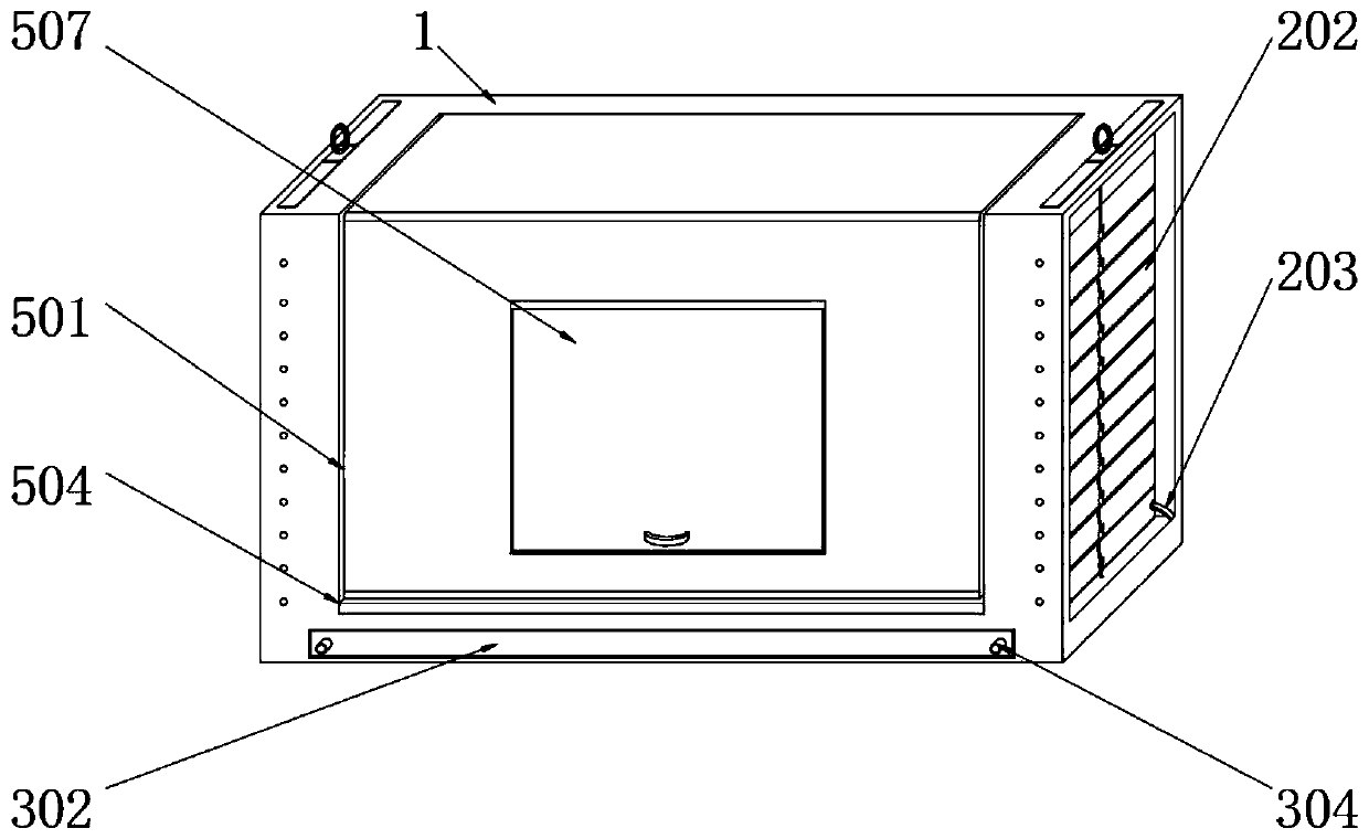 Power circuit integrated cooling housing