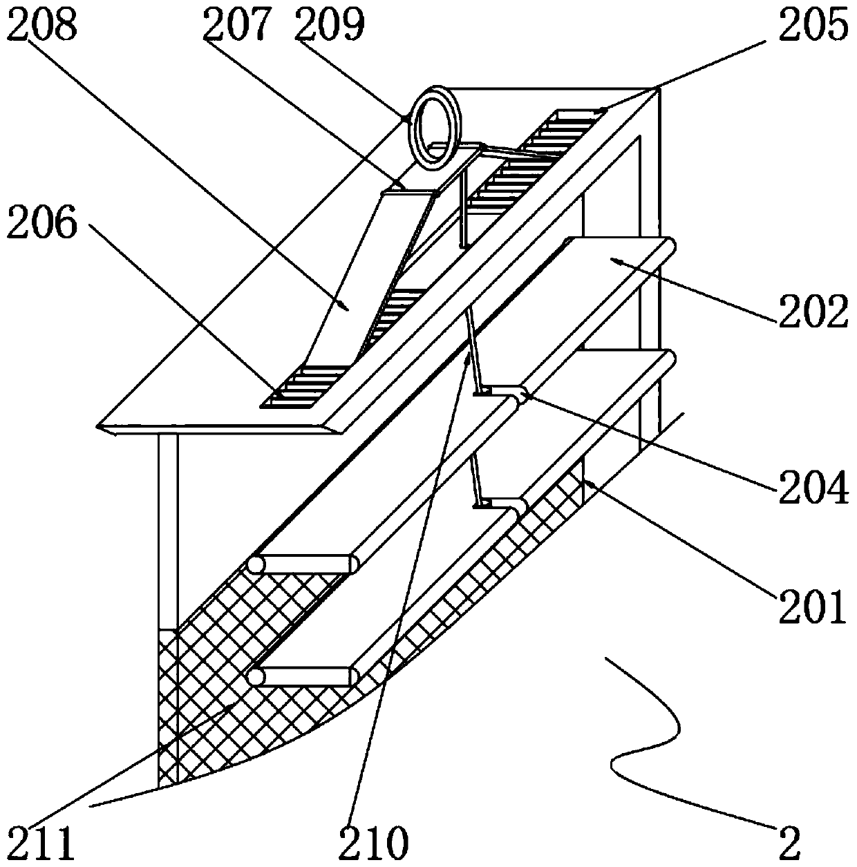 Power circuit integrated cooling housing