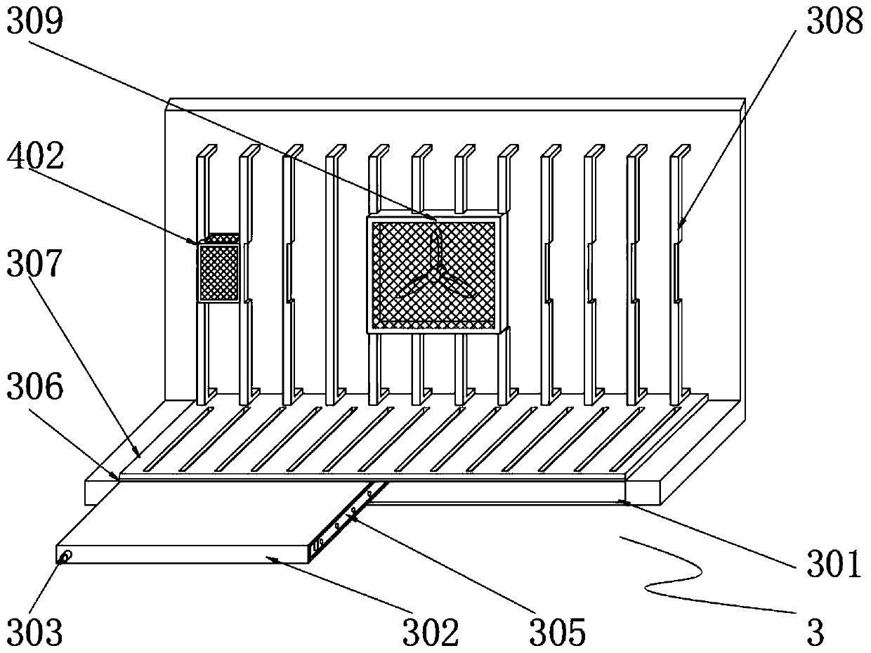 Power circuit integrated cooling housing