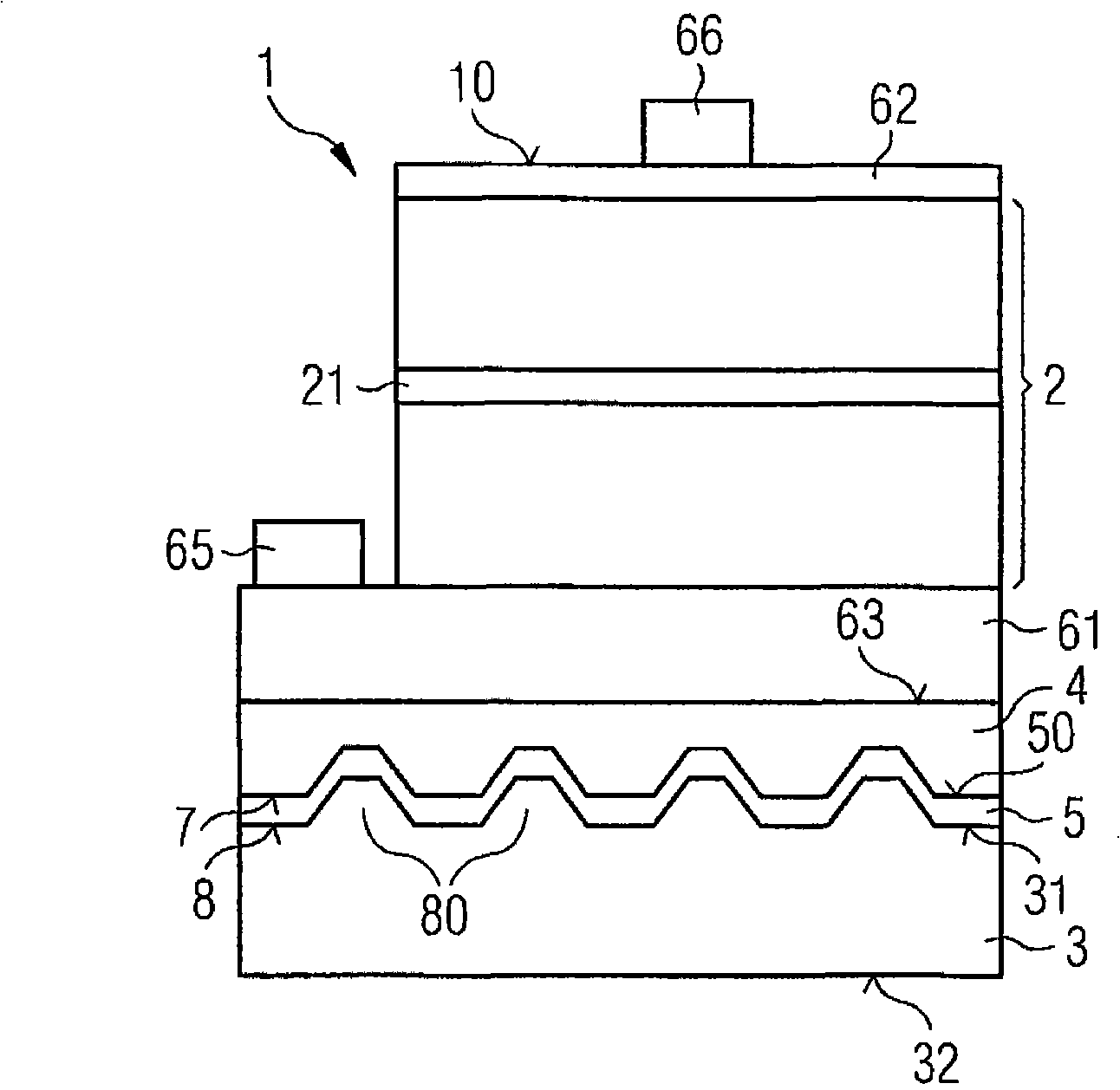 Semiconductor chip and method for producing a semiconductor chip