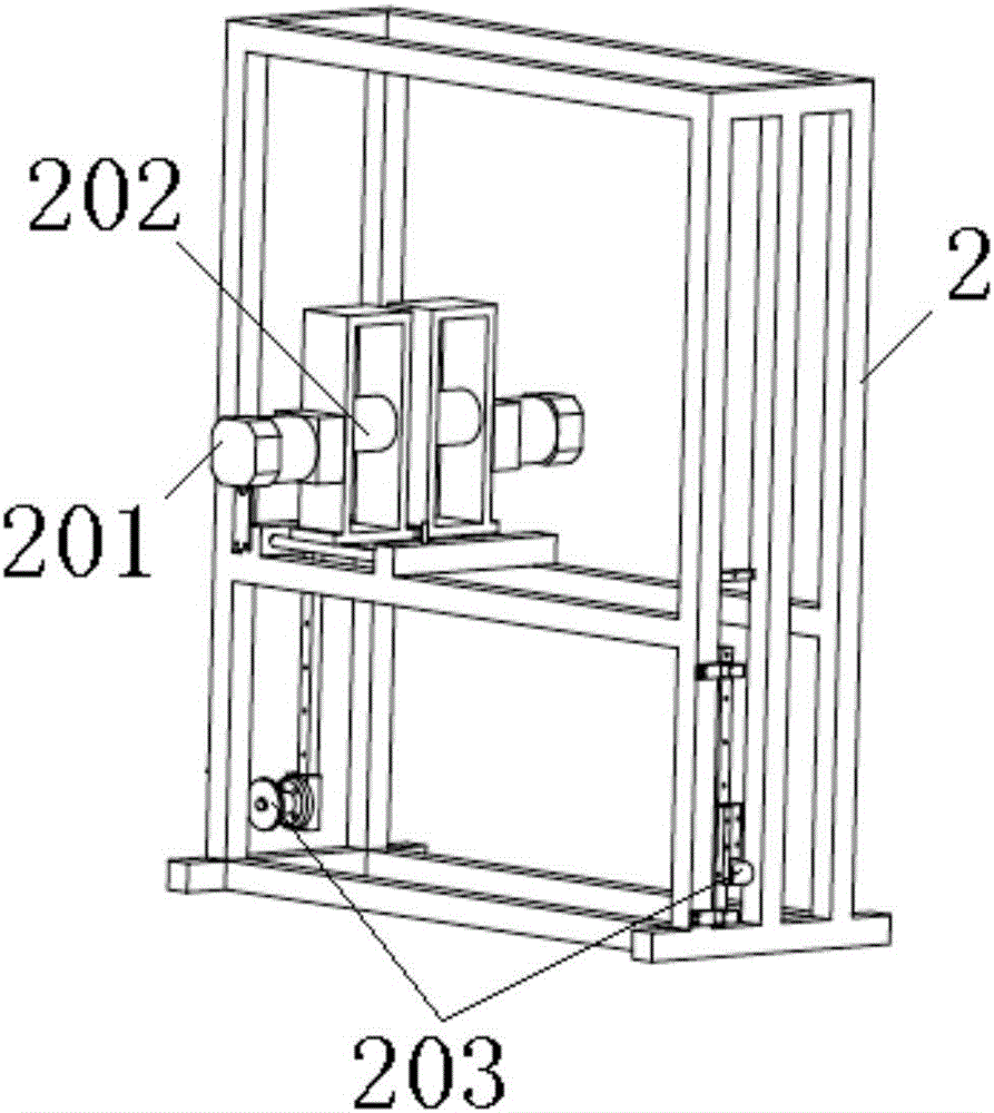 Rubber pipe discharging device