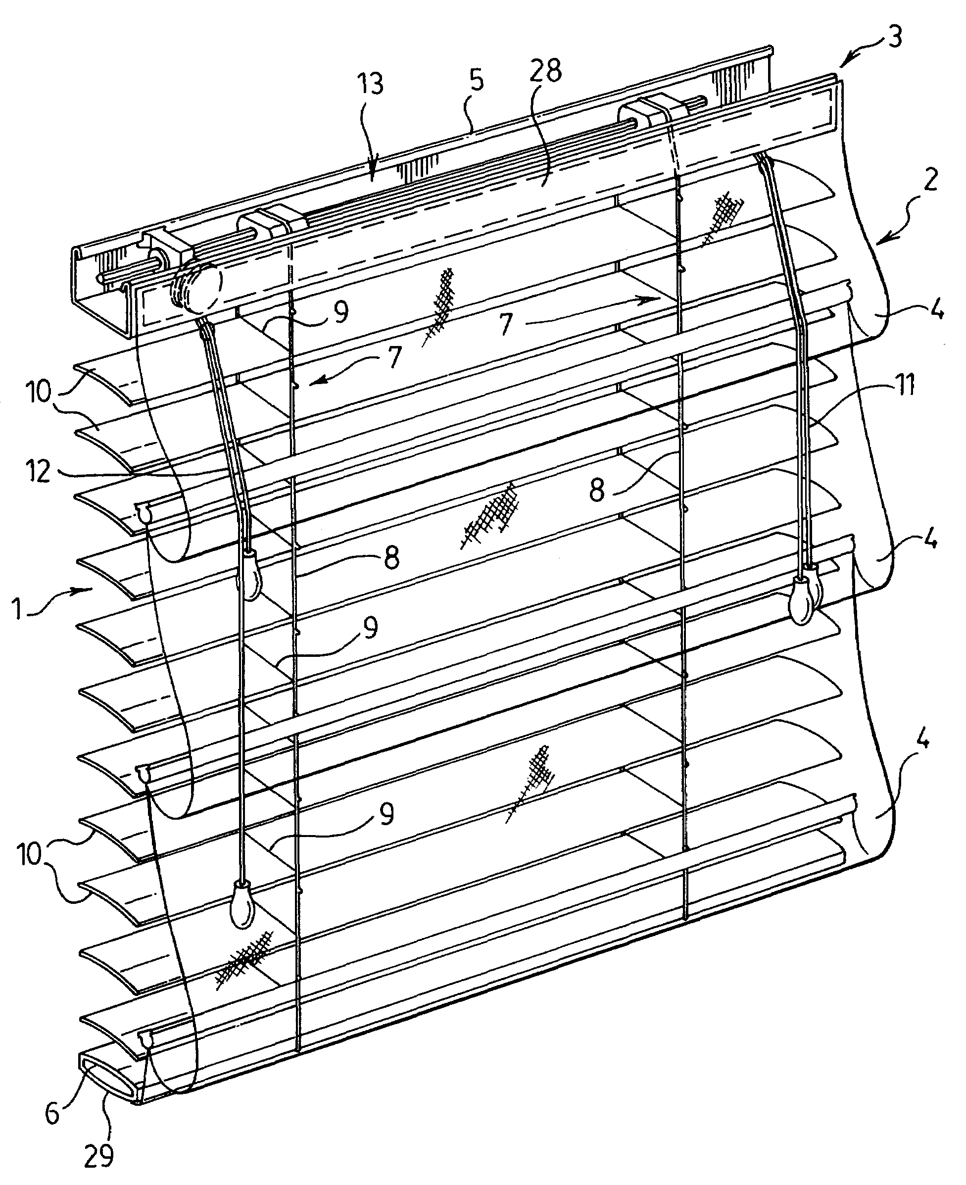 Cascade shade