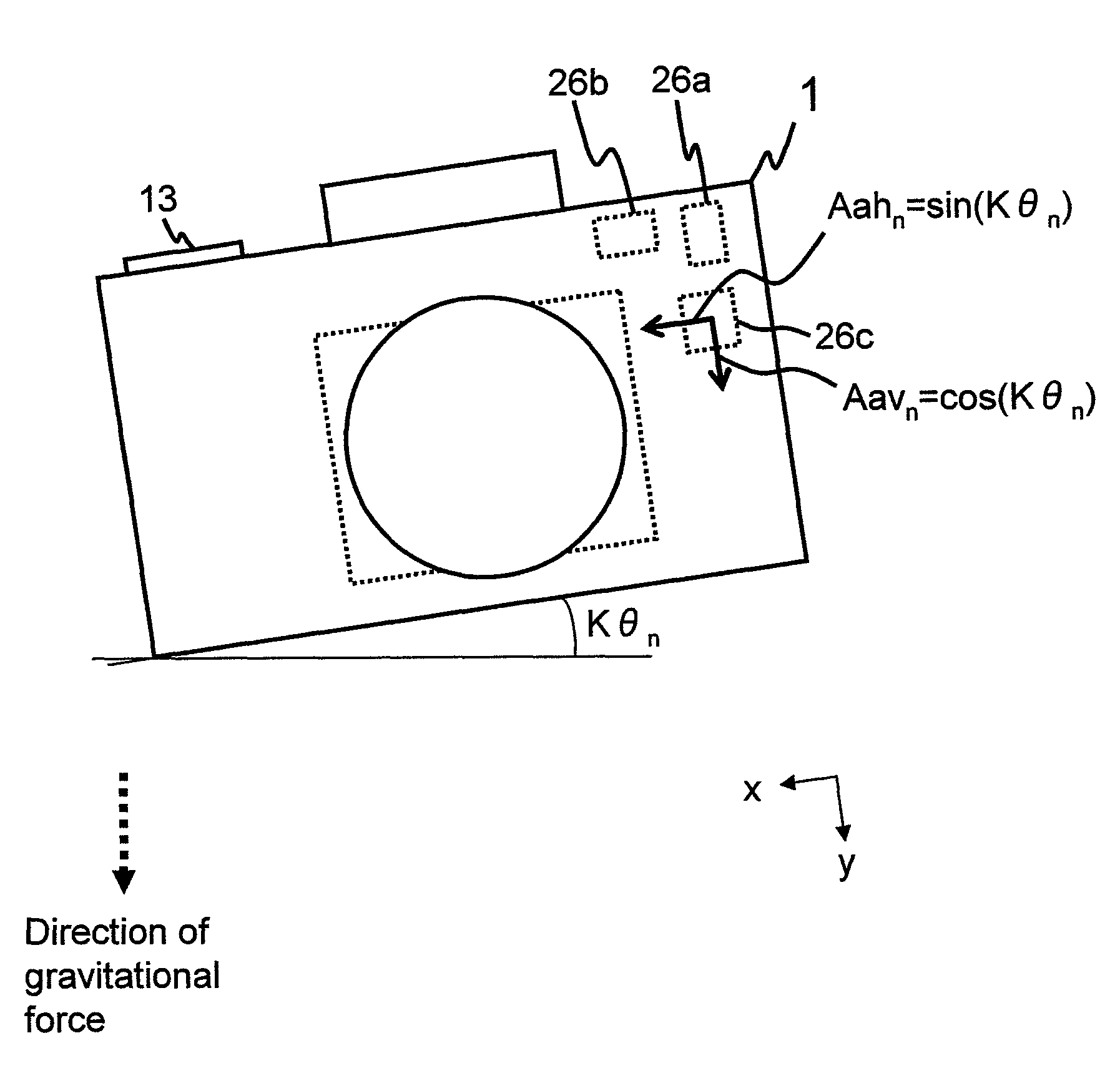 Photographic apparatus having inclination correction and determining whether inclination correction is to be performed