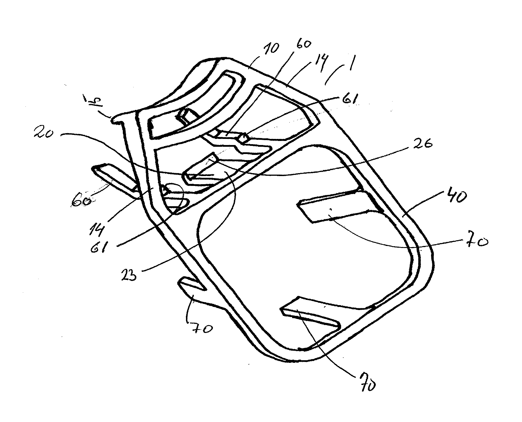 Condiment container attachment device