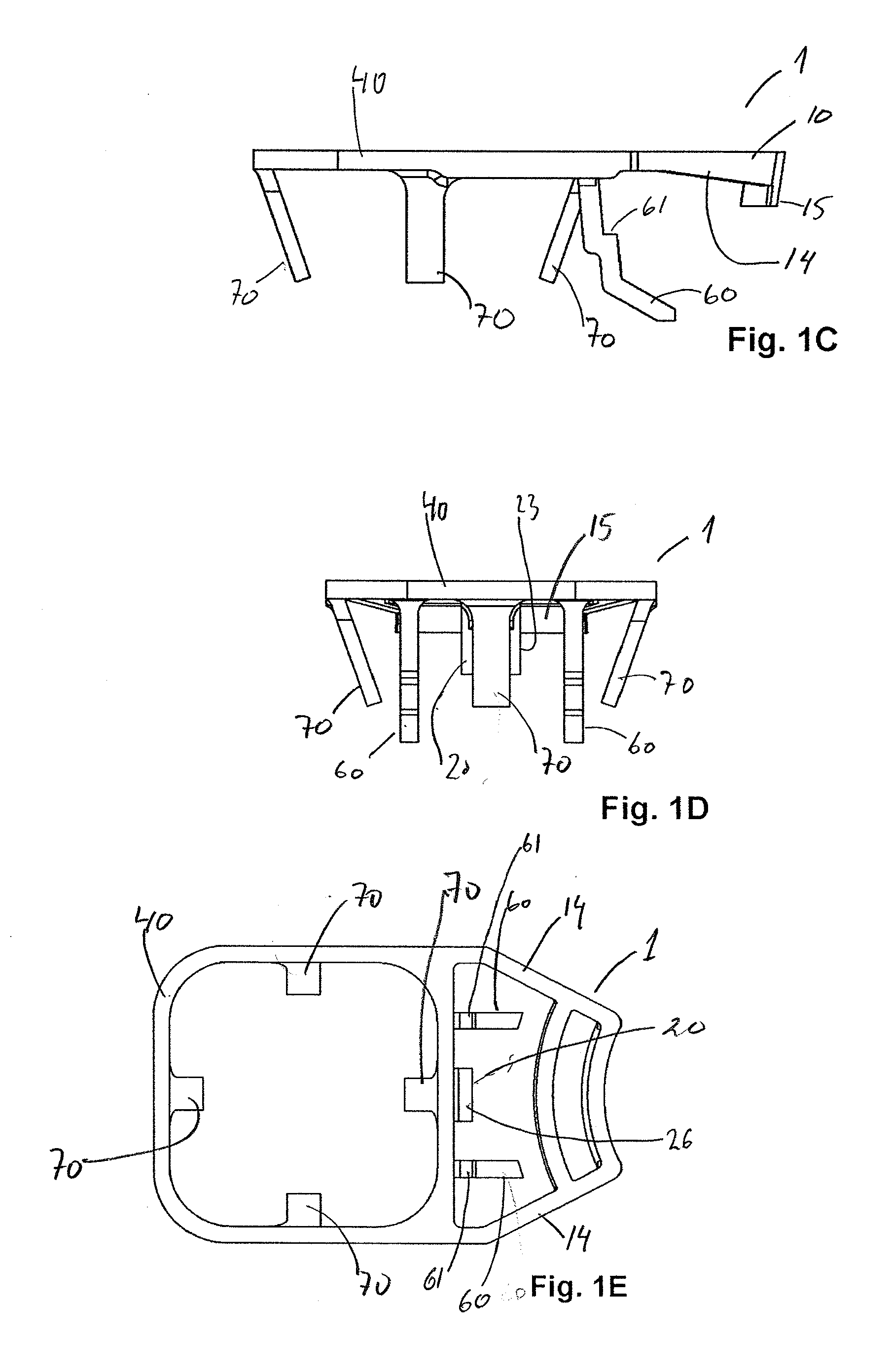 Condiment container attachment device