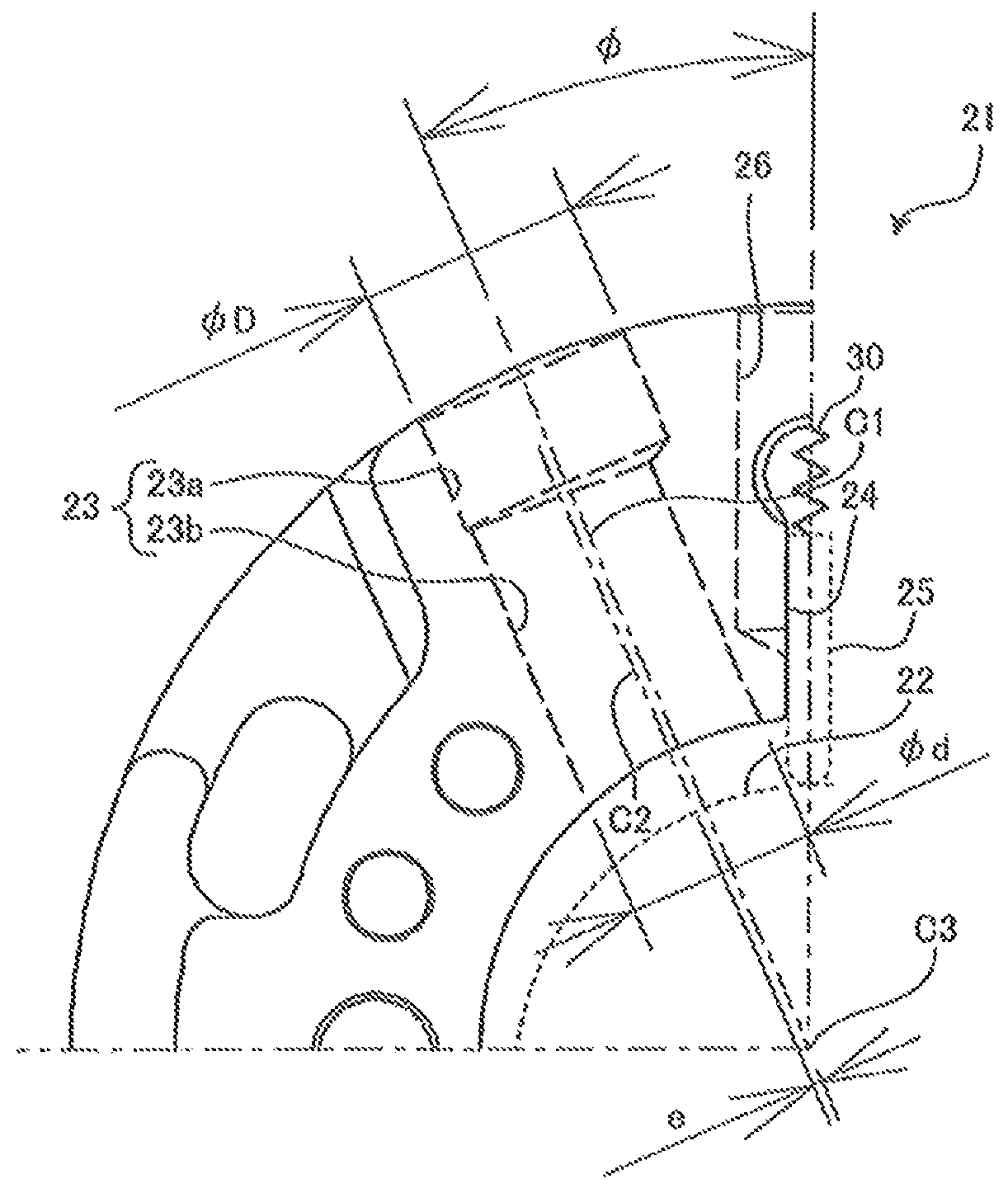 Hermetic compressor having enlarged suction inlet