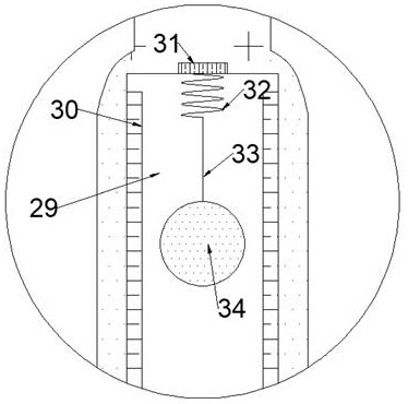 Walking stick with function of preventing unbalance and stumbling caused by pits