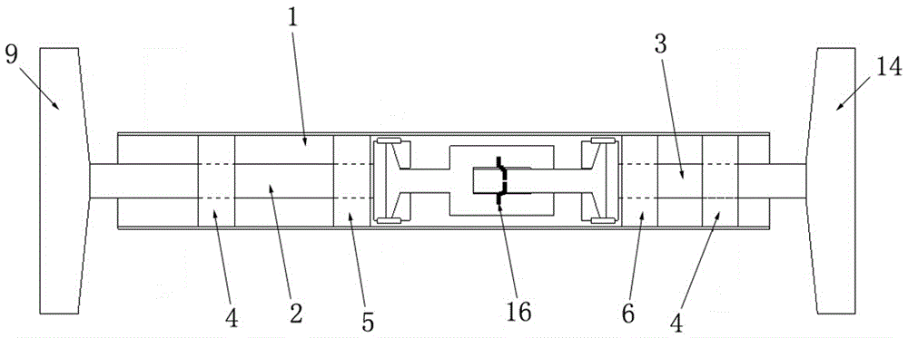 Automobile collision energy absorption conversion bracket chassis