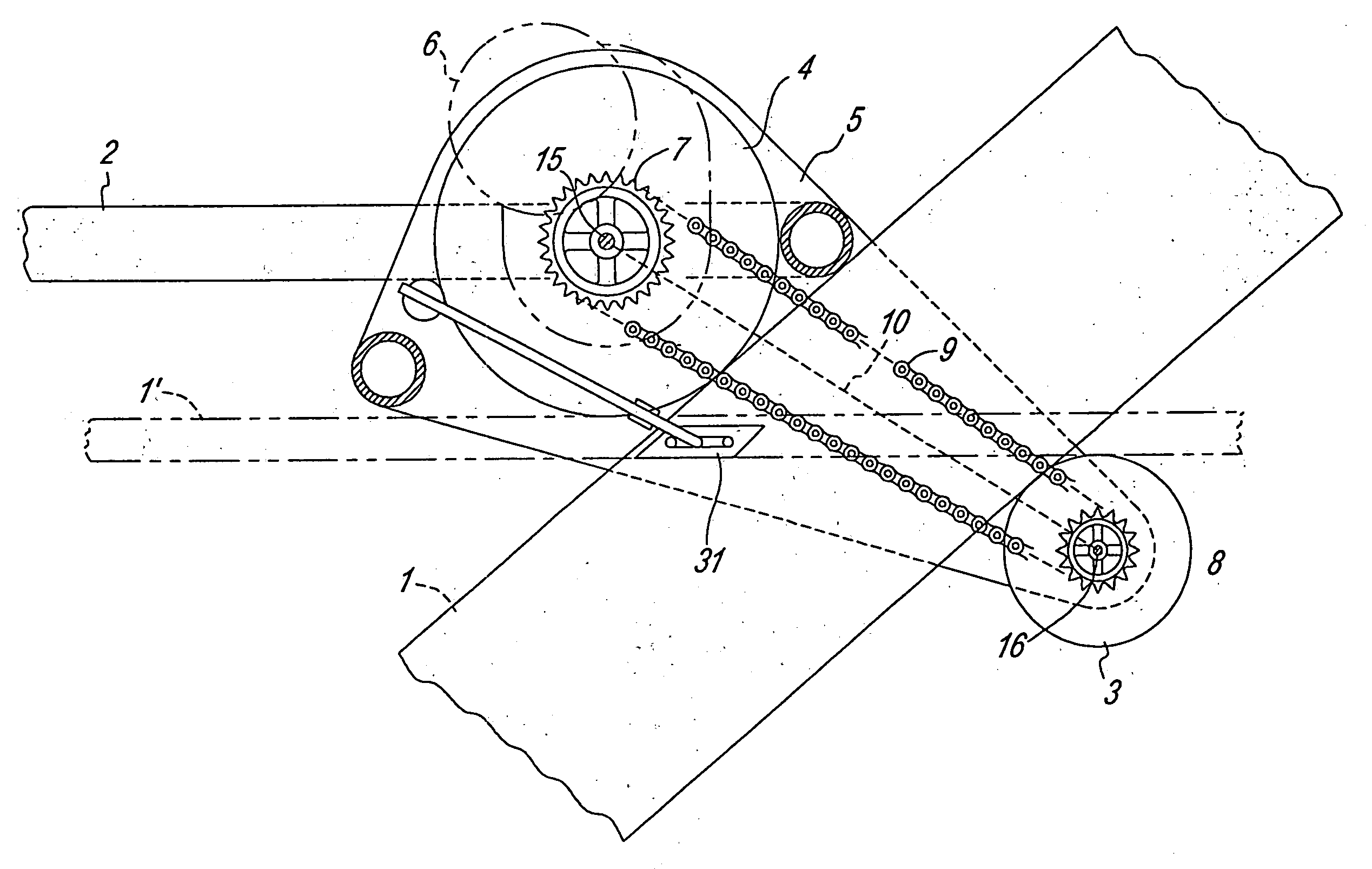 Rail mounted traversing transport