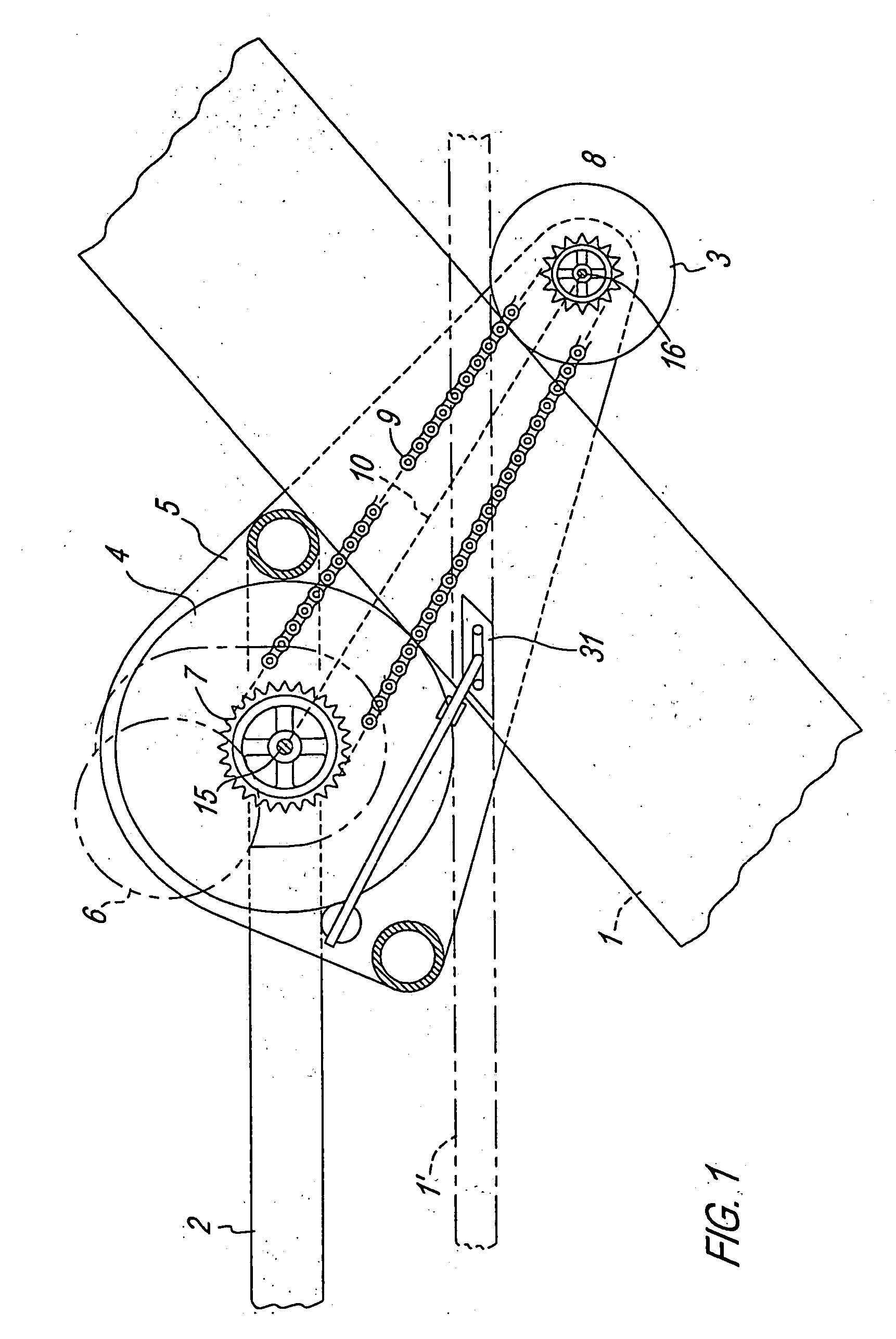 Rail mounted traversing transport