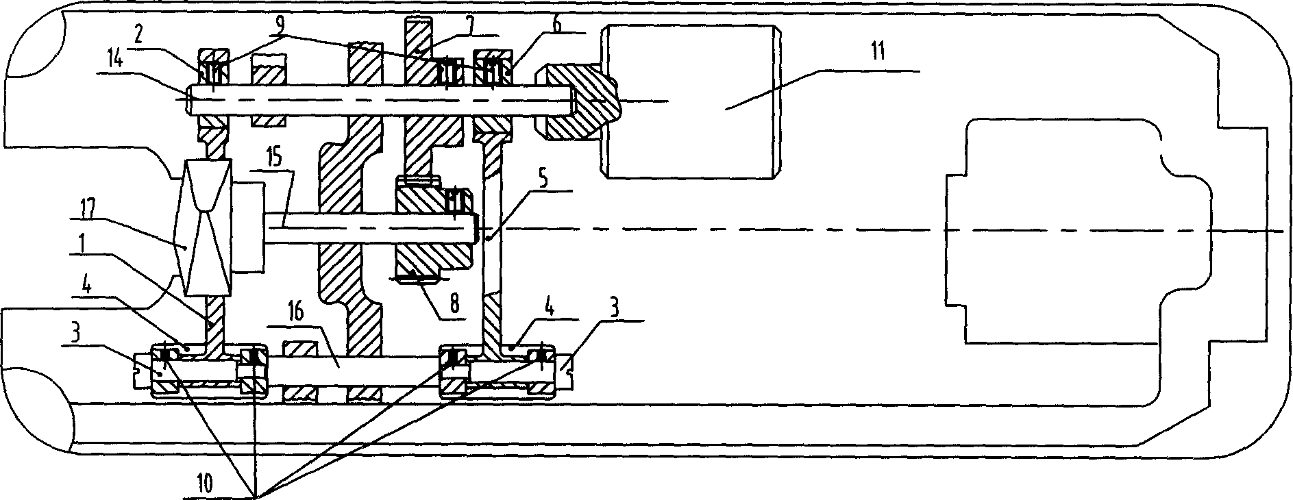 Servo drive device of lockstitch sewing machine