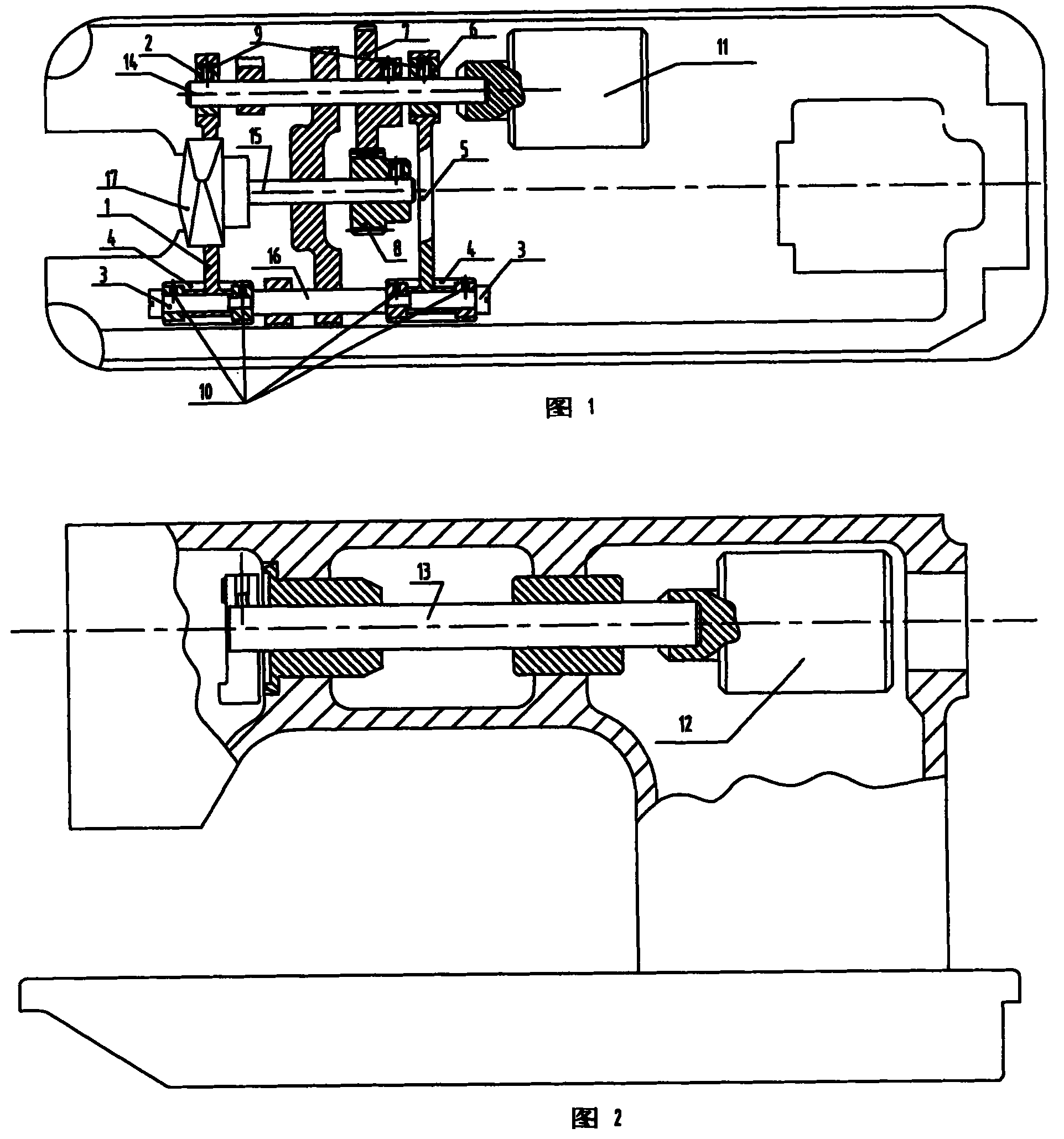 Servo drive device of lockstitch sewing machine