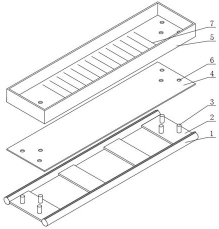 Tray device for growing crystals by horizontal directional crystallization method and use method