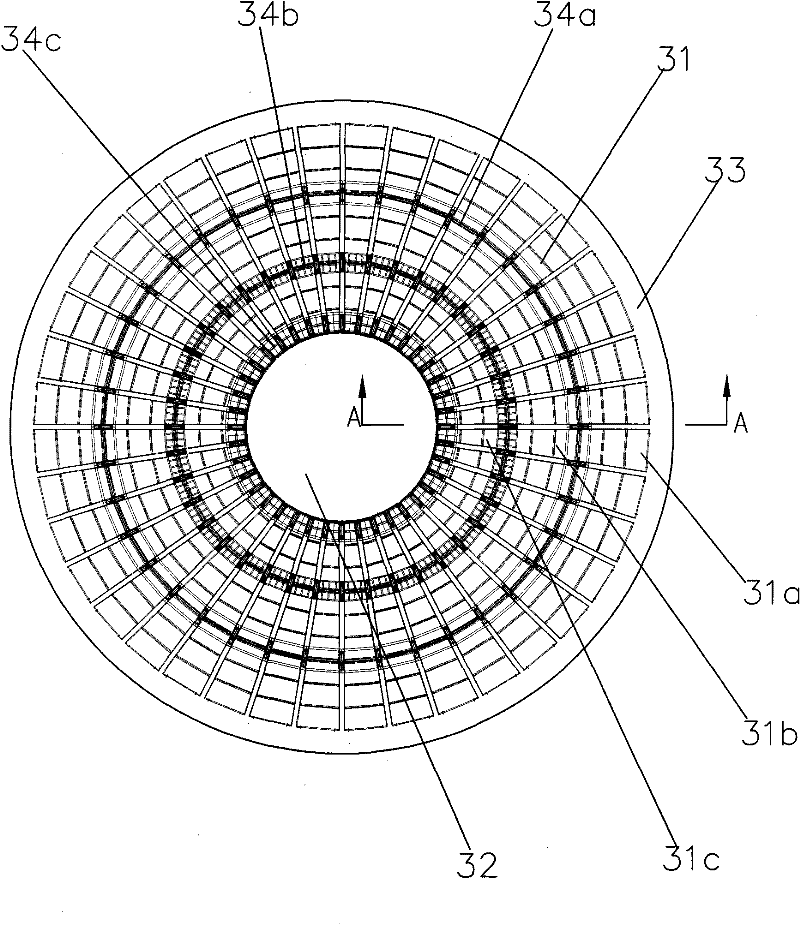 Disc-shaped performance stage capable of changing into spherical surface from plane