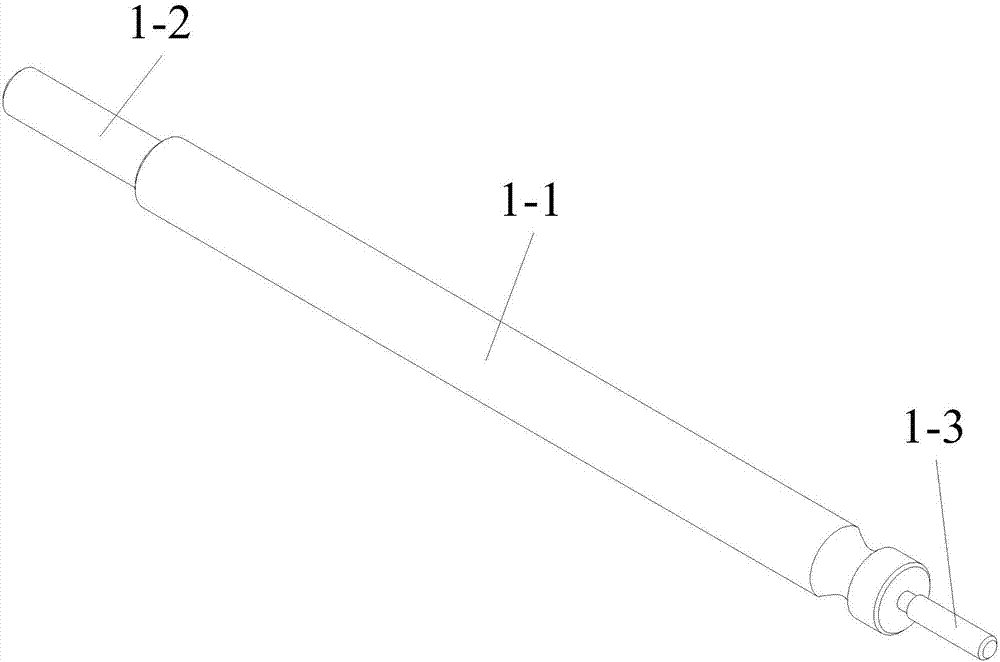 Inner surface polishing and derusting tool of hollow axle of CRH train