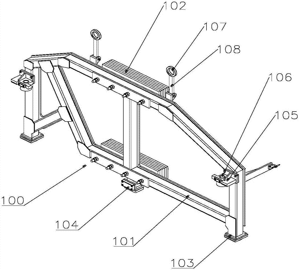 Side body clamp flexible conveying and switching system