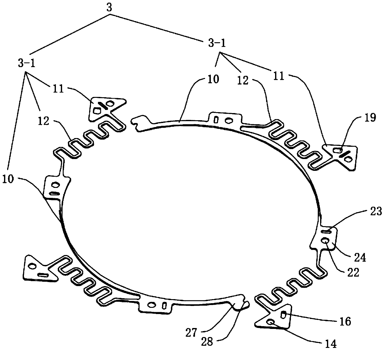 Coil and spring connecting structure, voice coil motor, photographic device and electronic product