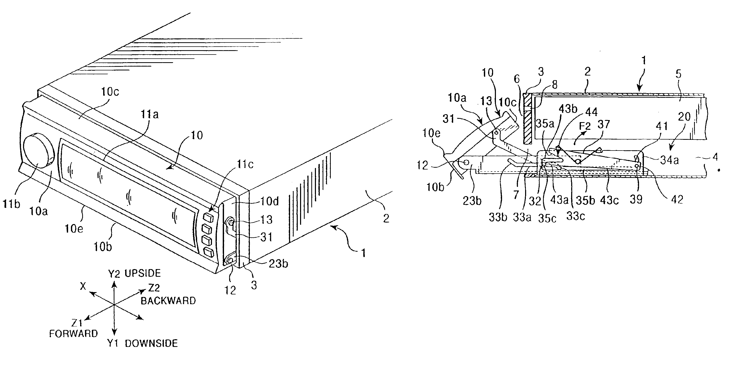 Vehicle-mounted electronic apparatus