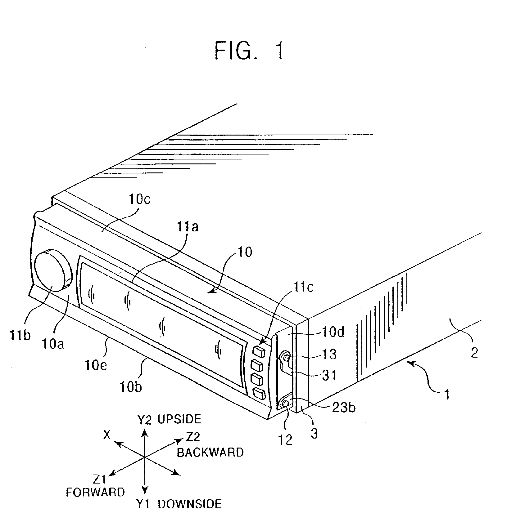 Vehicle-mounted electronic apparatus