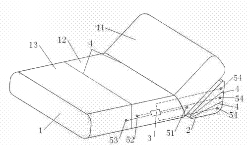 Adjustable inflatable mattress