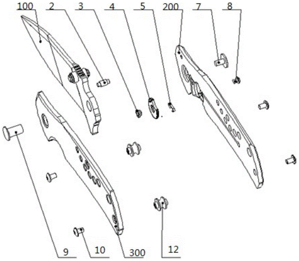 Integral wire lock safety device for folding knives