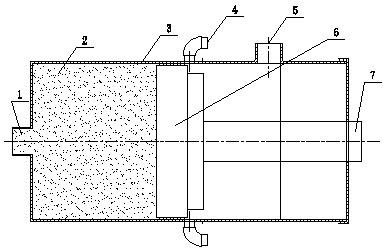 Gypsum-based gel material pouring method and device