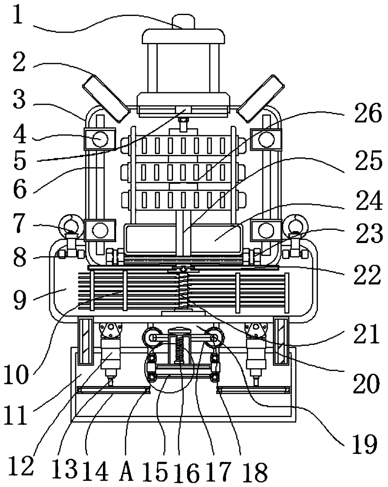 Multi-station chili sauce filling machine adopting secondary stirring and mixing