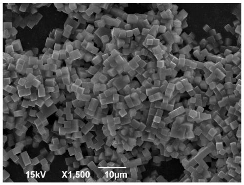 Synthetic method of zinc-cobalt Prussian blue compound