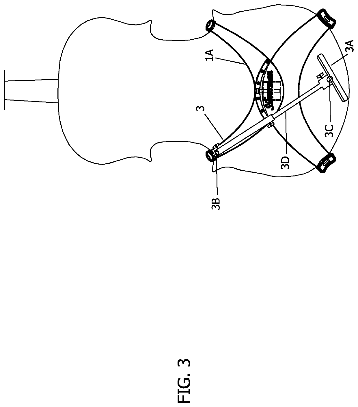 Harness for a violin or viola