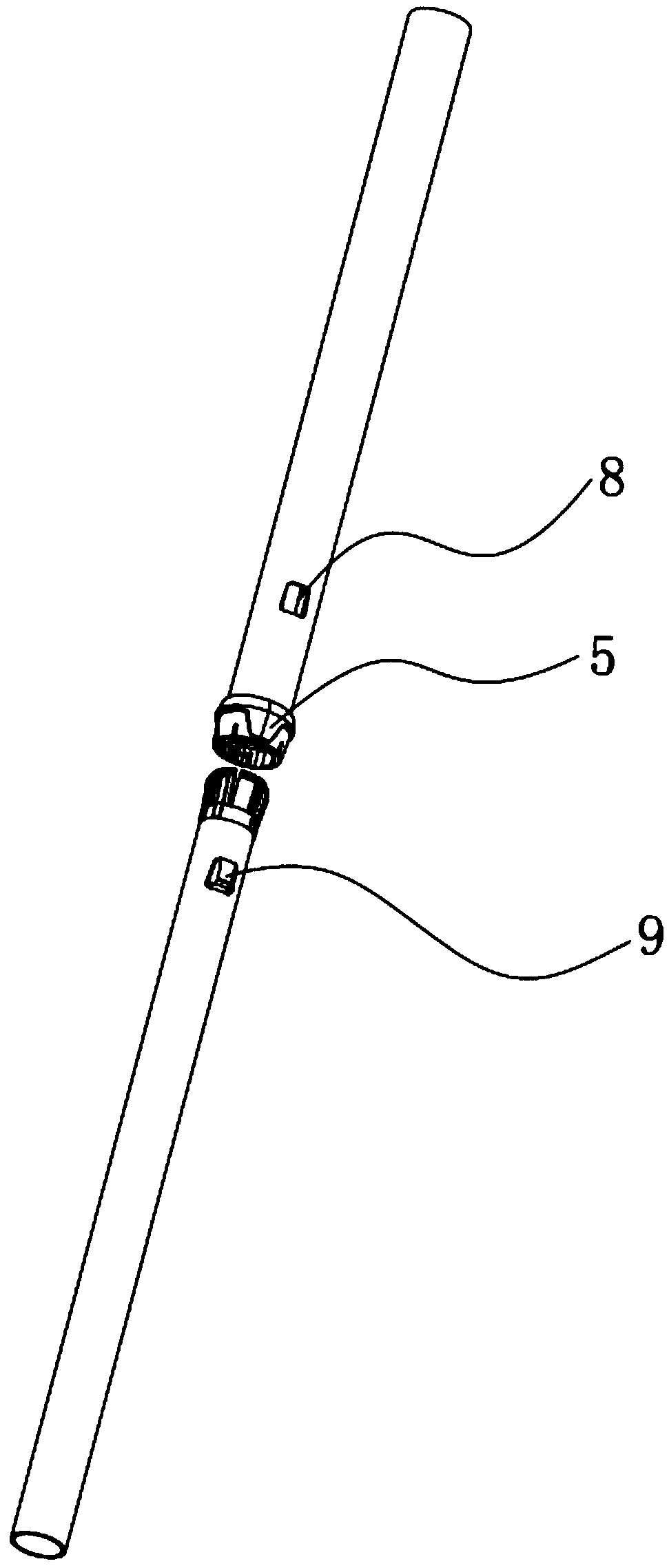 Alpenstock capable of being quickly positioned and locked