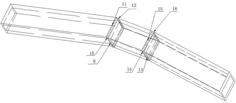 Optical fiber laser welding method of liquid crystal display support