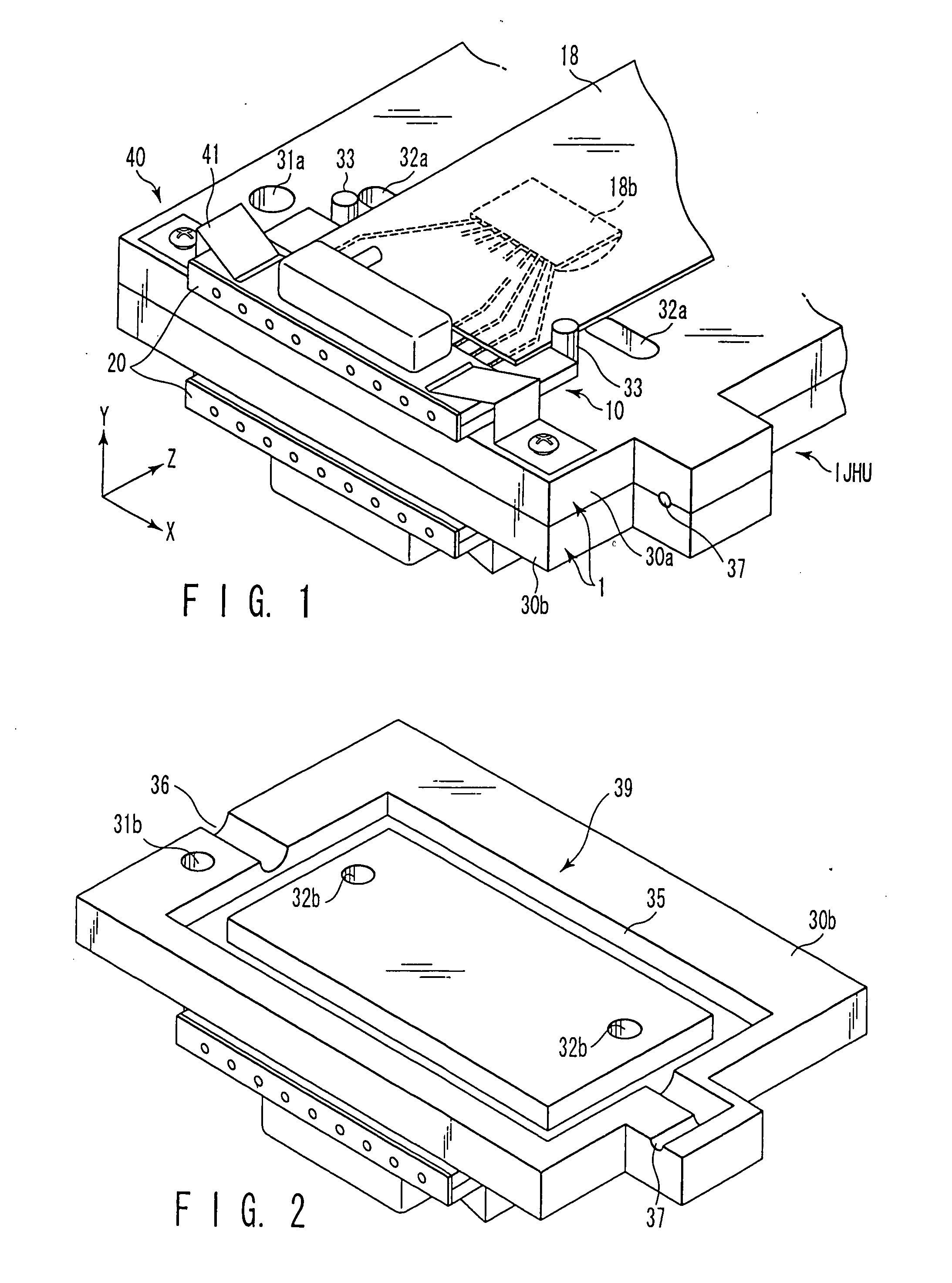 Method of assembling ink jet head unit