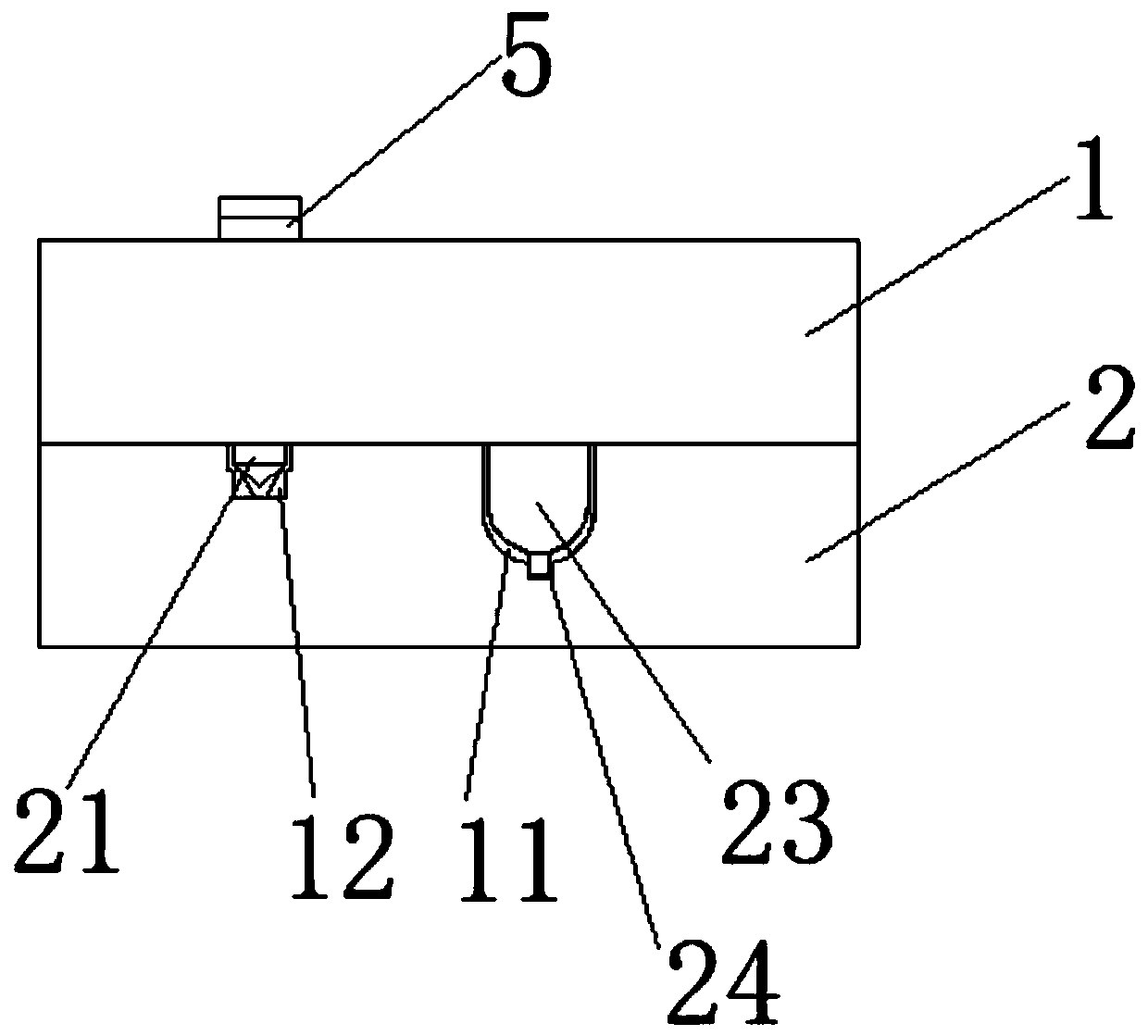 Packaging device for automobile part packaging bag